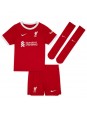 Billige Liverpool Mohamed Salah #11 Hjemmedraktsett Barn 2023-24 Kortermet (+ Korte bukser)